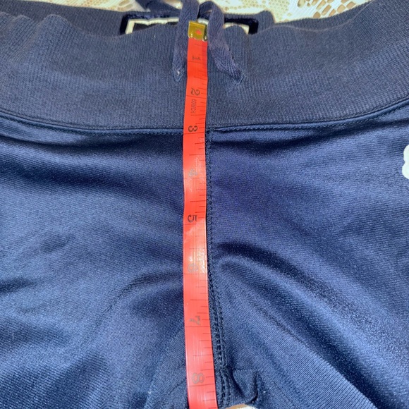 Abercrombie & Fitch Navy Track Pants Sweat Pants size small low rise Vintage - Picture 14 of 14